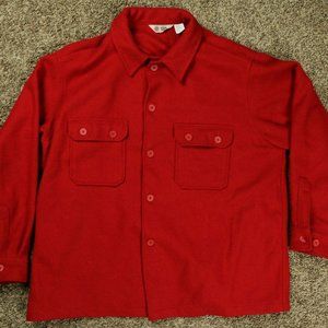 Official Boy Scouts of America Red Wool Jacket